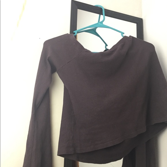 off the shoulder rue21 ribbed shirt - Picture 2 of 2